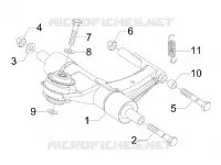 Swinging arm
