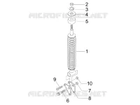 Rear suspension - Shock absorber/s