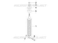 Rear suspension - Shock absorber/s