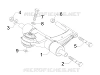 Swinging arm