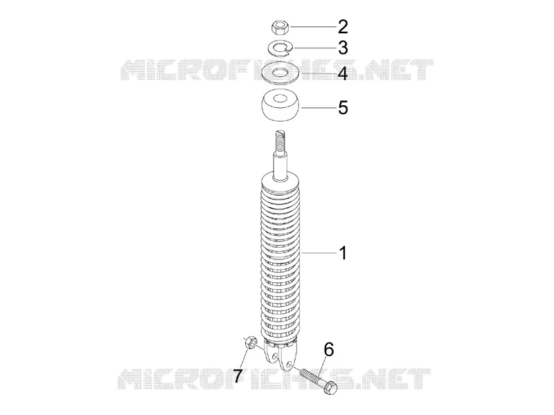 Rear suspension - Shock absorber/s