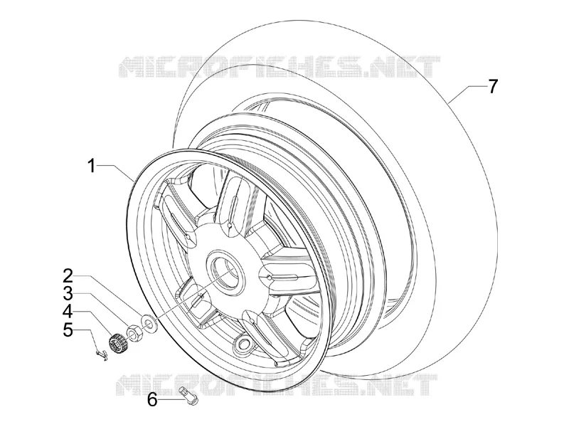 Rear wheel