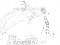 Rear suspension - Shock absorber/s