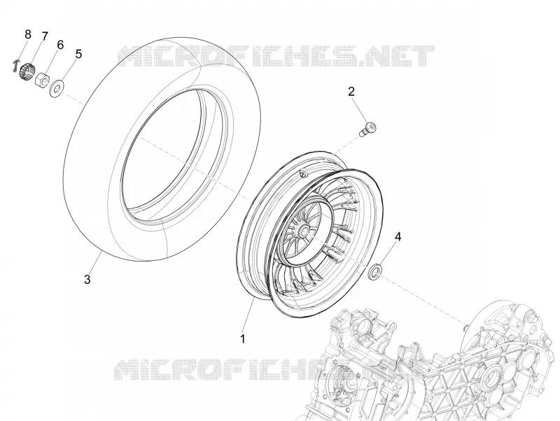 Rear wheel