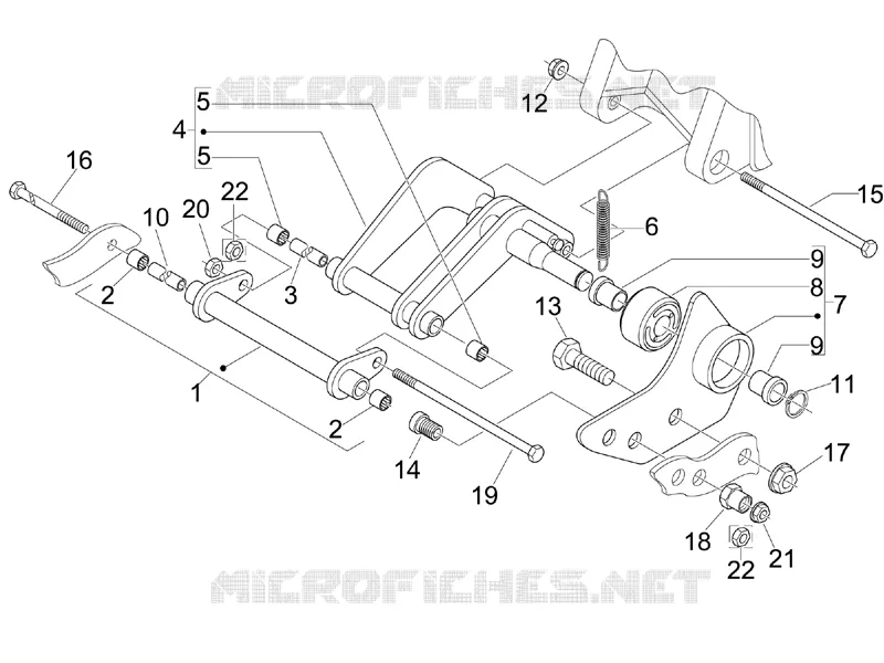 Swinging arm