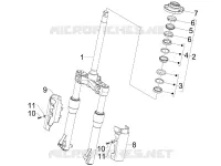 Fork/steering tube - Steering bearing unit