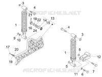 Rear suspension - Shock absorber/s