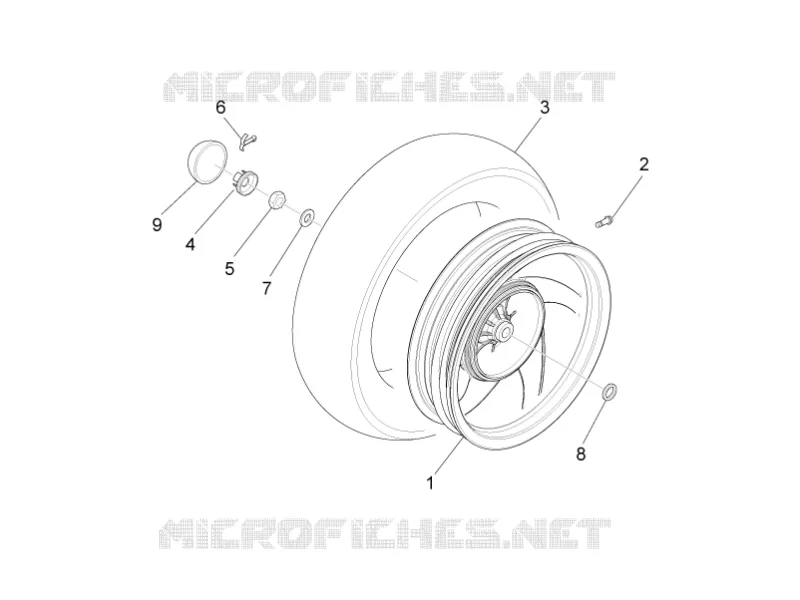 Rear wheel