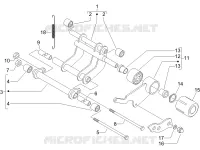 Swinging arm
