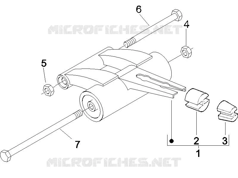 Swinging arm
