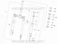 Fork/steering tube - Steering bearing unit