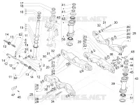 Fork/steering tube - Steering bearing unit
