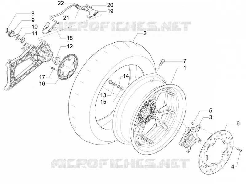 Rear wheel