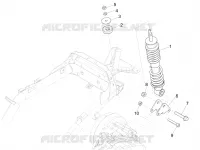 Rear suspension - Shock absorber/s
