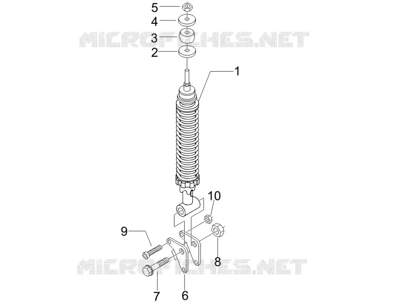 Rear suspension - Shock absorber/s
