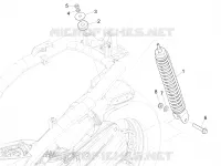 Rear suspension - Shock absorber/s