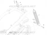 Rear suspension - Shock absorber/s