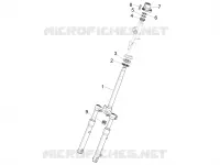 Fork/steering tube - Steering bearing unit