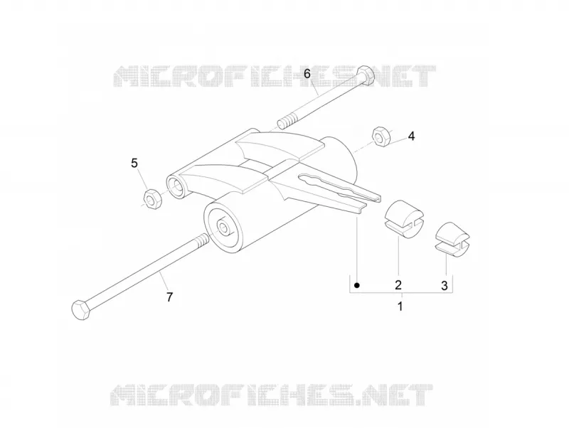 Swinging arm