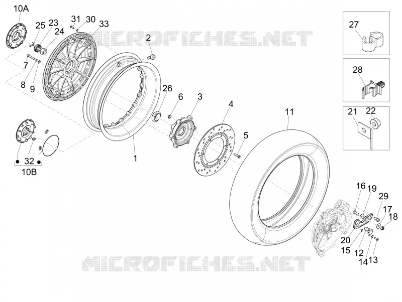 Rear wheel