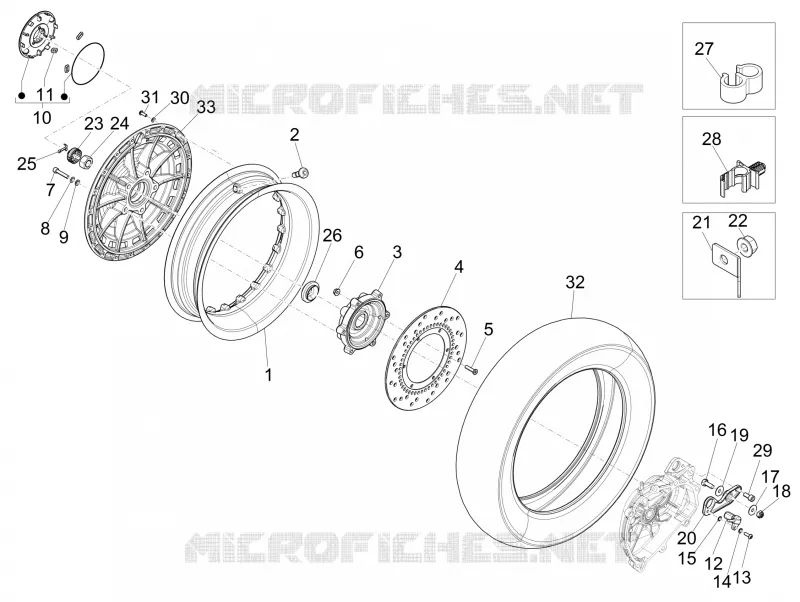 Rear wheel