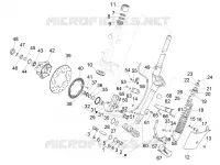 Fork/steering tube - Steering bearing unit