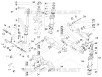 Fork/steering tube - Steering bearing unit