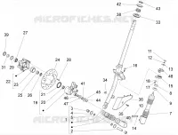 Fork/steering tube - Steering bearing unit