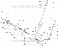 Fork/steering tube - Steering bearing unit