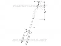 Fork/steering tube - Steering bearing unit