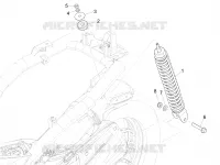Rear suspension - Shock absorber/s