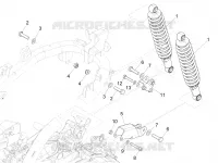 Rear suspension - Shock absorber/s