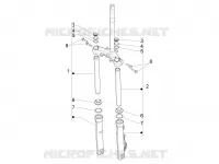 Fork's components (Showa)