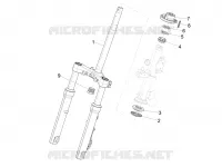 Fork/steering tube - Steering bearing unit