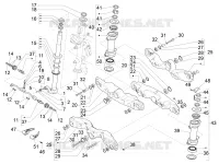 Fork/steering tube - Steering bearing unit