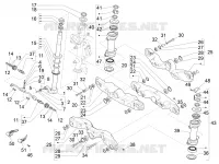 Fork/steering tube - Steering bearing unit