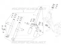 Fork/steering tube - Steering bearing unit