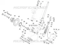 Fork/steering tube - Steering bearing unit