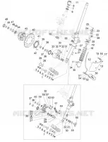 Fork/steering tube - Steering bearing unit