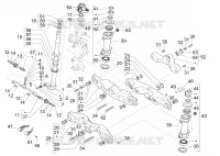 Fork/steering tube - Steering bearing unit