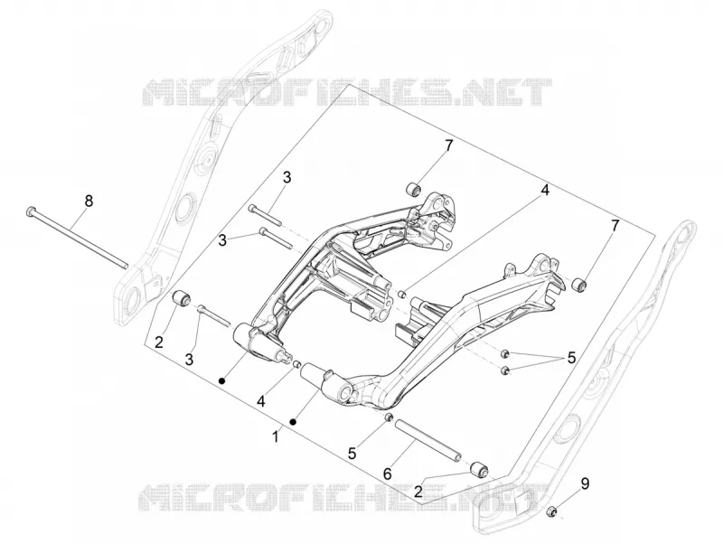 Swinging arm