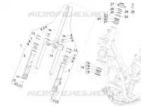 Fork/steering tube - Steering bearing unit