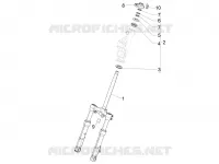 Fork/steering tube - Steering bearing unit