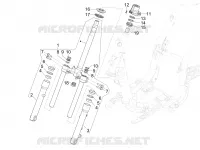 Fork/steering tube - Steering bearing unit