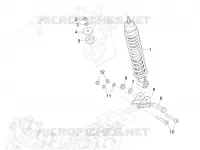 Rear suspension - Shock absorber/s