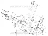 Fork/steering tube - Steering bearing unit