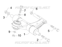 Swinging arm
