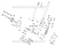 Fork/steering tube - Steering bearing unit
