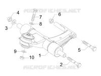 Swinging arm