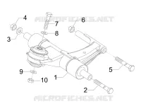 Swinging arm